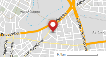 Location of business on map