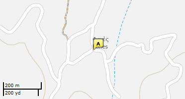 Location of business on map