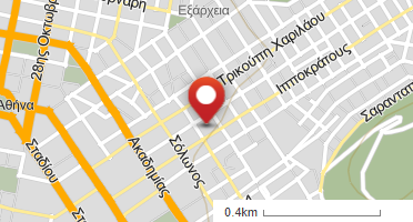 Location of business on map