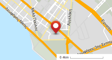 Location of business on map