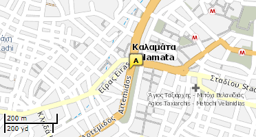 Location of business on map