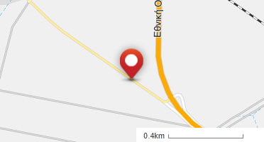 Location of business on map