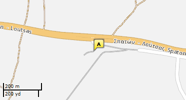 Location of business on map