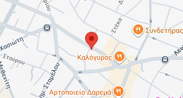 Location of business on map