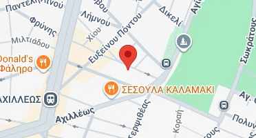 Location of business on map
