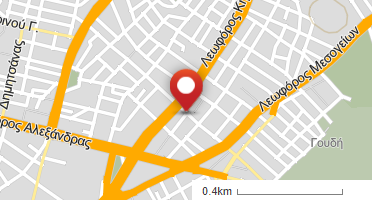 Location of business on map