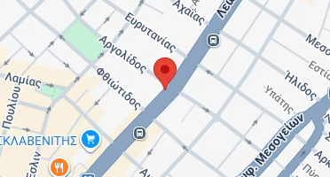 Location of business on map