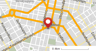 Location of business on map