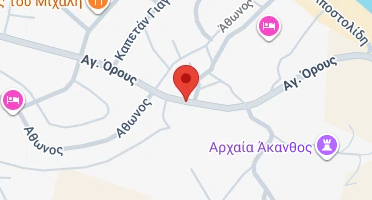 Location of business on map