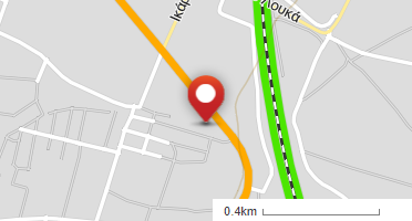 Location of business on map