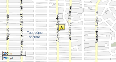 Location of business on map