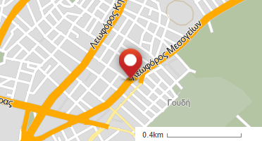 Location of business on map