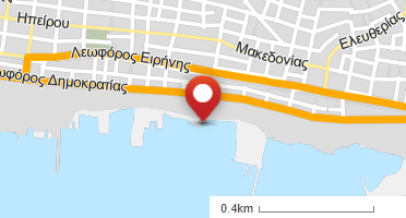 Location of business on map
