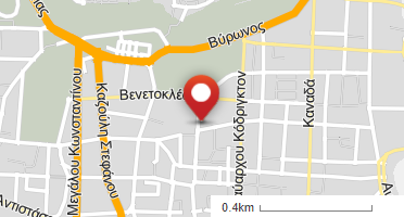 Location of business on map
