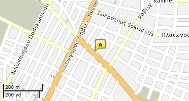 Location of business on map