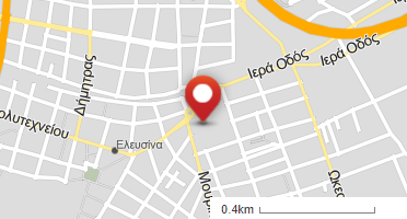 Location of business on map