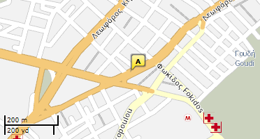 Location of business on map