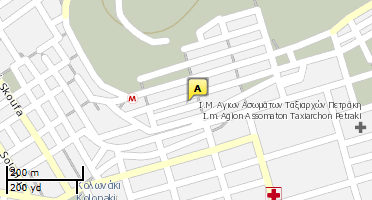 Location of business on map