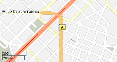 Location of business on map