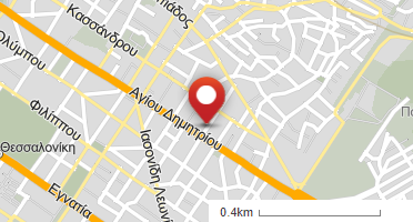 Location of business on map