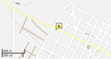 Location of business on map