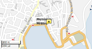 Location of business on map