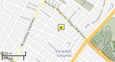Location of business on map