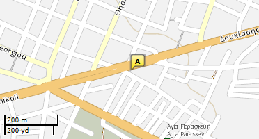 Location of business on map