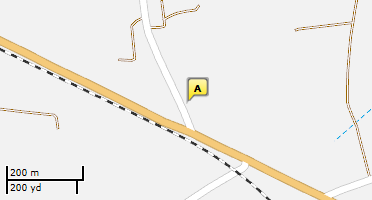 Location of business on map