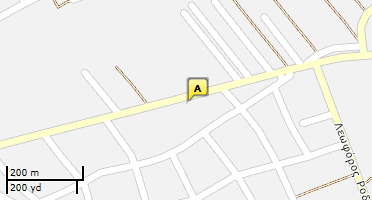 Location of business on map