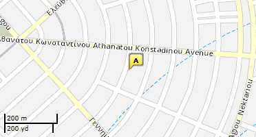 Location of business on map