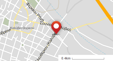 Location of business on map