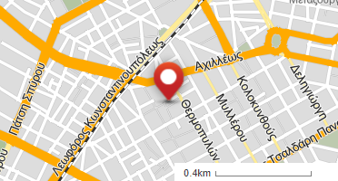 Location of business on map