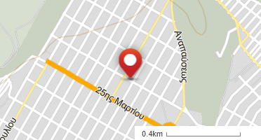 Location of business on map