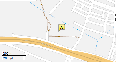 Location of business on map