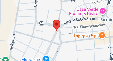 Location of business on map