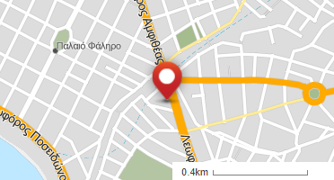 Location of business on map