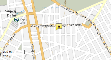 Location of business on map