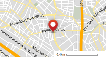 Location of business on map