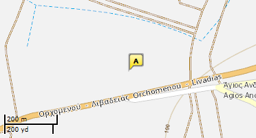 Location of business on map