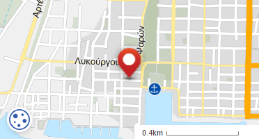 Location of business on map