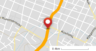 Location of business on map
