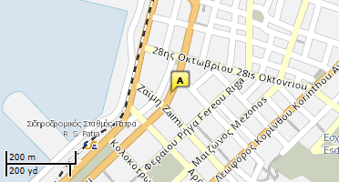 Location of business on map