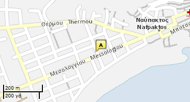 Location of business on map