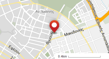 Location of business on map