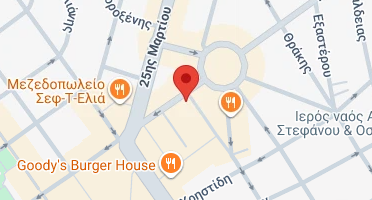 Location of business on map