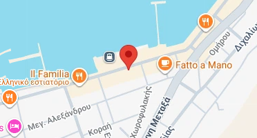 Location of business on map
