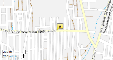 Location of business on map