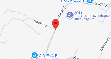 Location of business on map