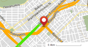 Location of business on map